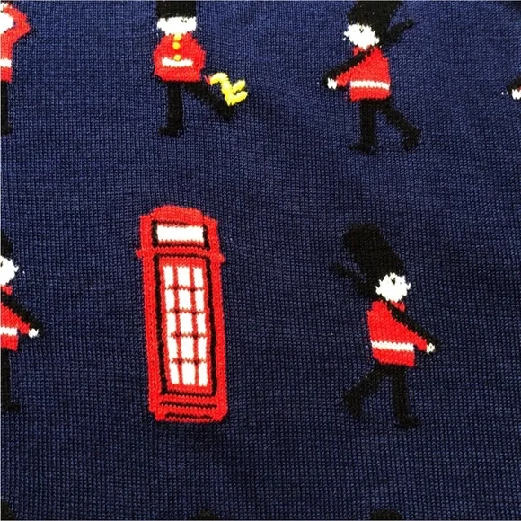 CUTE Ugly Christmas Sweater with Toy Soldiers London Nutcracker by Talbots - Picture 9 of 16